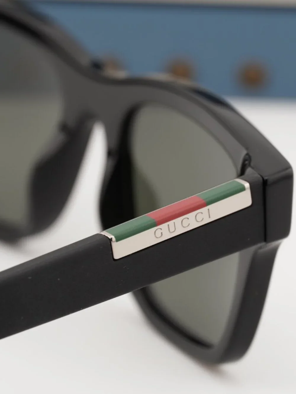 Gucci GG2089S 001 Square Sunglasses - Black\Grey